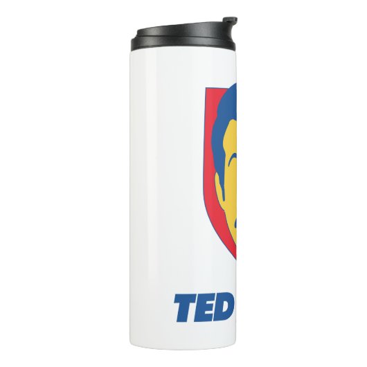 Ted Lasso | Face Icon Thermosbecher (Nach links gedreht)