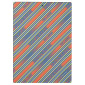 Ted Lasso | Fútbol ist Lebensstreifenmuster Klemmbrett (Rückseite)