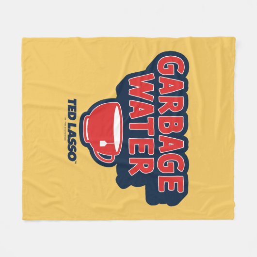 Ted Lasso | Garbage Water Tea Graphic Fleecedecke (Vorderseite (Horizontal))