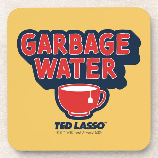 Ted Lasso | Garbage Water Tea Graphic Getränkeuntersetzer (Vorderseite)