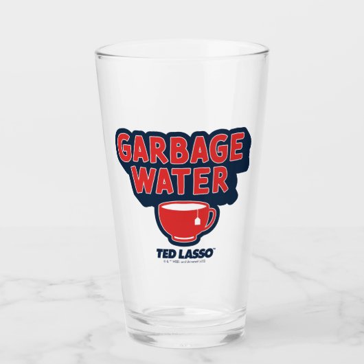 Ted Lasso | Garbage Water Tea Graphic Glas (Vorderseite)
