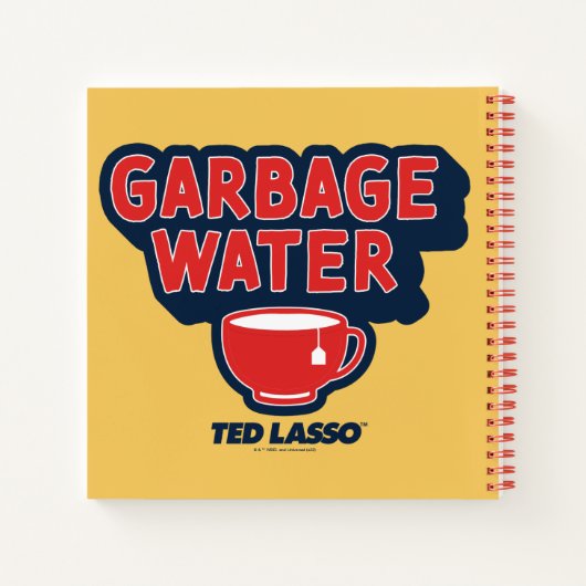 Ted Lasso | Garbage Water Tea Graphic Notizblock (Rückseite)