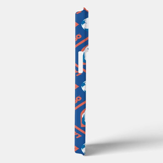 Ted Lasso | Gesichts- und Kugelmuster Case-Mate iPhone Hülle (Rückseite / Rechts)