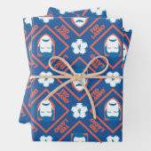 Ted Lasso | Gesichts- und Kugelmuster Geschenkpapier Set (Beispiel)