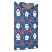 Ted Lasso | Gesichts- und Kugelmuster Klemmbrett (Rechts)