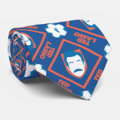 Ted Lasso | Gesichts- und Kugelmuster Krawatte (Gerollt)