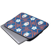 Ted Lasso | Gesichts- und Kugelmuster Laptopschutzhülle (Vorne Knopf)