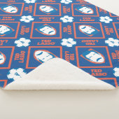 Ted Lasso | Gesichts- und Kugelmuster Sherpadecke (3/4)