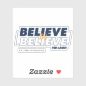 Ted Lasso | Glauben an Glauben Aufkleber (Blatt)