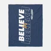Ted Lasso | Glauben an Glauben Fleecedecke (Vorderseite)
