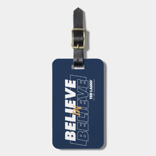Ted Lasso | Glauben an Glauben Gepäckanhänger (Vorderseite vertikal)