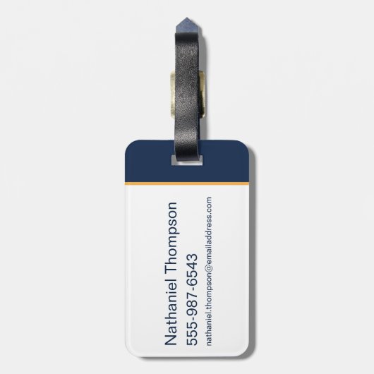 Ted Lasso | Glauben an Glauben Gepäckanhänger (Rückseite vertikal)