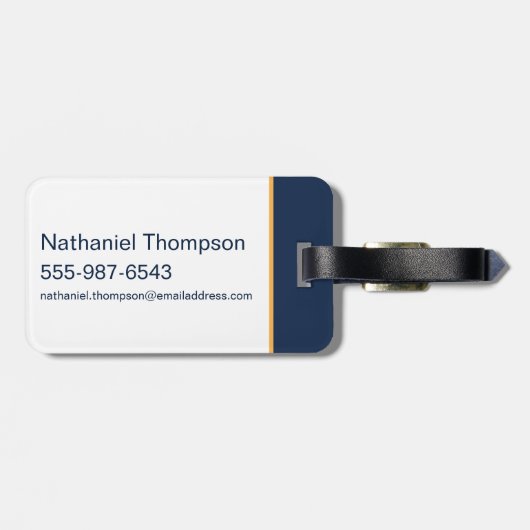 Ted Lasso | Glauben an Glauben Gepäckanhänger (Rückseite horizontal)