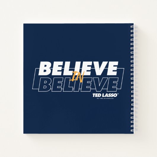 Ted Lasso | Glauben an Glauben Notizblock (Rückseite)