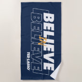 Ted Lasso | Glauben an Glauben Strandtuch (Vorderseite)