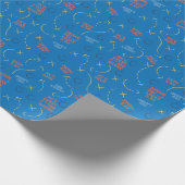 Ted Lasso | He's Here He's There Playbook Pattern Geschenkpapier (Ecke)