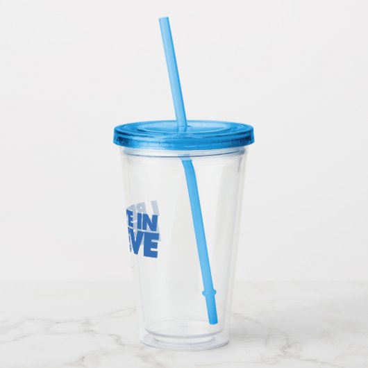 Ted Lasso | Ich glaube an glauben Acryltrinkbecher (Links)