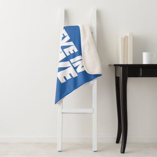 Ted Lasso | Ich glaube an glauben Sherpadecke (Beispiel)