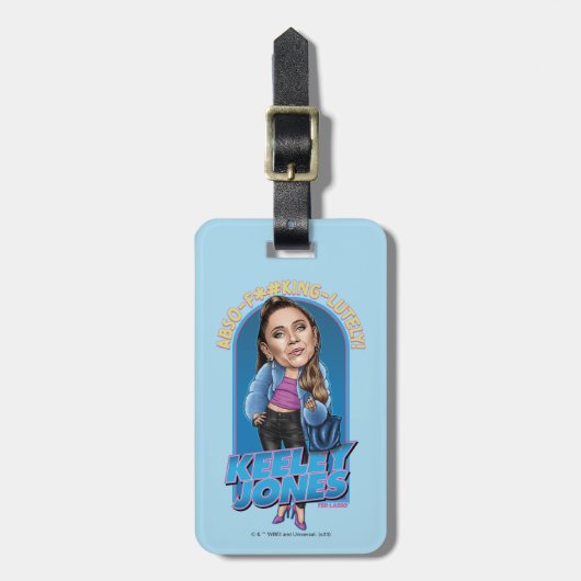 Ted Lasso | Keeley Jones Bobblehead Gepäckanhänger (Vorderseite vertikal)