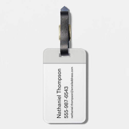 Ted Lasso | Lasso Bobblehead Gepäckanhänger (Rückseite vertikal)