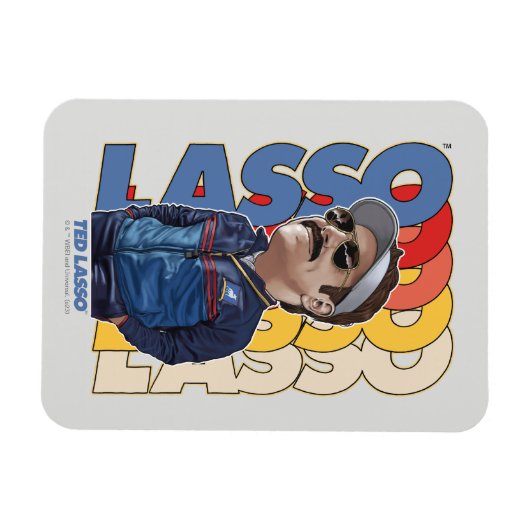 Ted Lasso | Lasso Bobblehead Magnet (Horizontal)