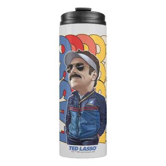 Ted Lasso | Lasso Bobblehead Thermosbecher (Vorderseite)