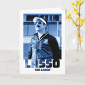 Ted Lasso | Lasso Foto Portrait Graphic Karte (Gelbe Blume)