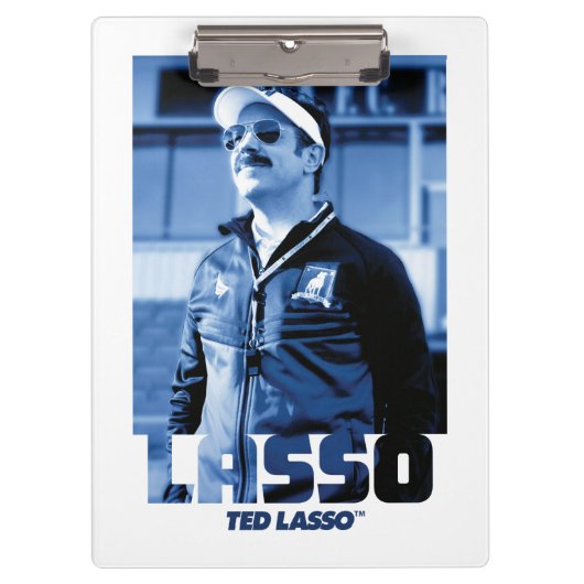 Ted Lasso | Lasso Foto Portrait Graphic Klemmbrett (Vorderseite)