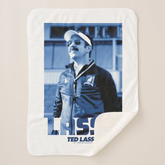 Ted Lasso | Lasso Foto Portrait Graphic Sherpadecke (Vorderseite)