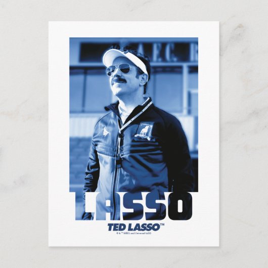 Ted Lasso | Lasso Photo Portrait Graphic Postkarte (Vorderseite)