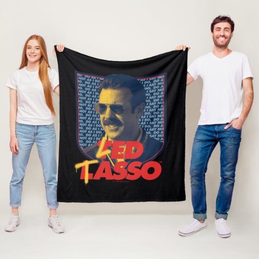 Ted Lasso | Led Tasso Abzeichen Fleecedecke (Beispiel)