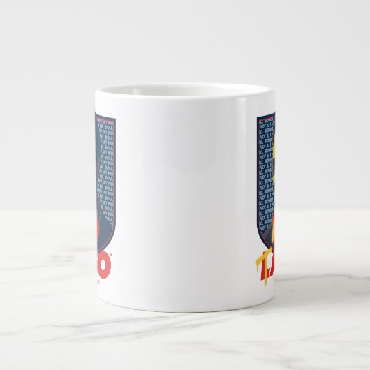 Ted Lasso | Led Tasso Abzeichen Jumbo-Tasse (Vorderseite)