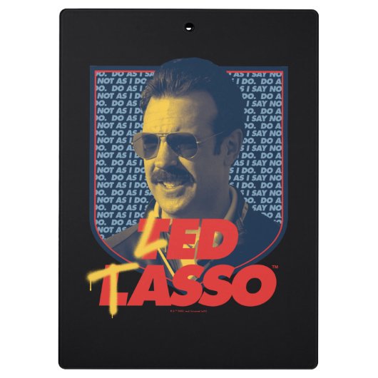 Ted Lasso | Led Tasso Abzeichen Klemmbrett (Rückseite)