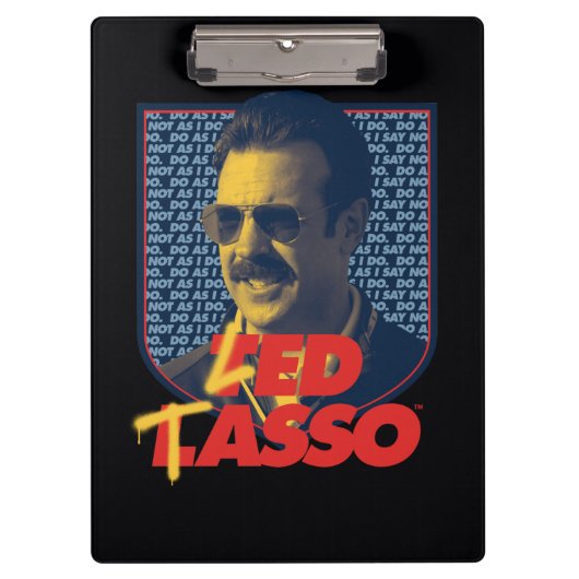 Ted Lasso | Led Tasso Abzeichen Klemmbrett (Vorderseite)