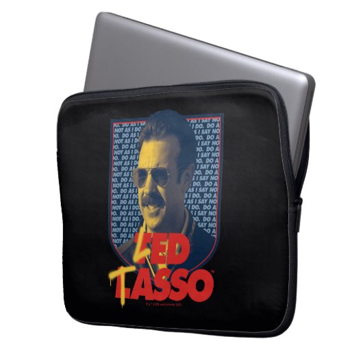 Ted Lasso | Led Tasso Abzeichen Laptopschutzhülle (Vorderseite Links)
