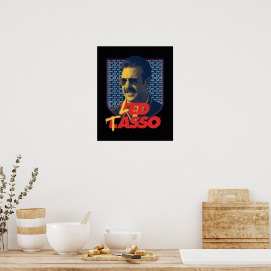 Ted Lasso | Led Tasso Abzeichen Poster (Küche)