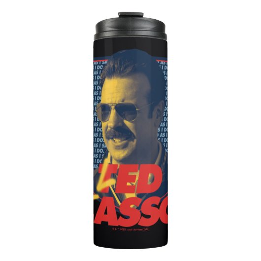 Ted Lasso | Led Tasso Abzeichen Thermosbecher (Vorderseite)