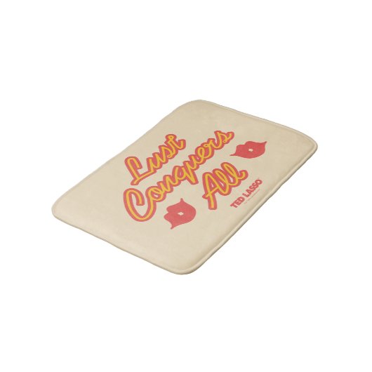 Ted Lasso | Lust Conquques All Badematte (Schrägansicht)