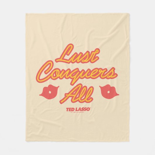 Ted Lasso | Lust Conquques All Fleecedecke (Vorderseite)