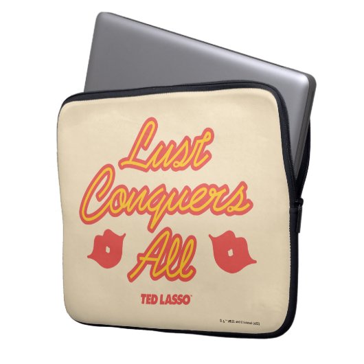 Ted Lasso | Lust Conquques All Laptopschutzhülle (Vorderseite Links)