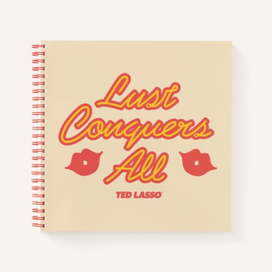 Ted Lasso | Lust Conquques All Notizblock (Vorderseite)