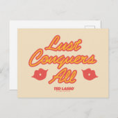 Ted Lasso | Lust Conquques All Postkarte (Vorne/Hinten)
