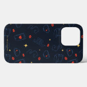 Ted Lasso | Muster für Tee und Biscuit-Symbol Case-Mate iPhone Hülle (Rückseite (Horizontal))