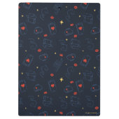 Ted Lasso | Muster für Tee und Biscuit-Symbol Klemmbrett (Rückseite)