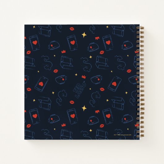 Ted Lasso | Muster für Tee und Biscuit-Symbol Notizblock (Rückseite)