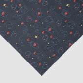 Ted Lasso | Muster für Tee und Biscuit-Symbol Seidenpapier (Ausschnitt)