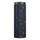 Ted Lasso | Muster für Tee und Biscuit-Symbol Thermosbecher (Rückseite)