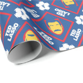 Ted Lasso Muster Geschenkpapier (Rolleneckpunkt)