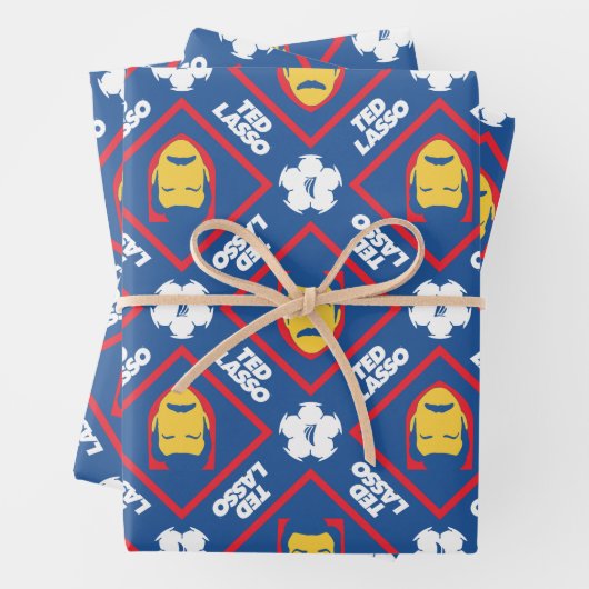 Ted Lasso Muster Geschenkpapier Set (Beispiel)