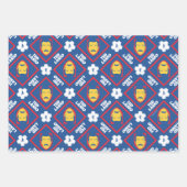 Ted Lasso Muster Geschenkpapier Set (Vorderseite)